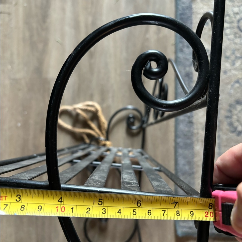 Metal shelf